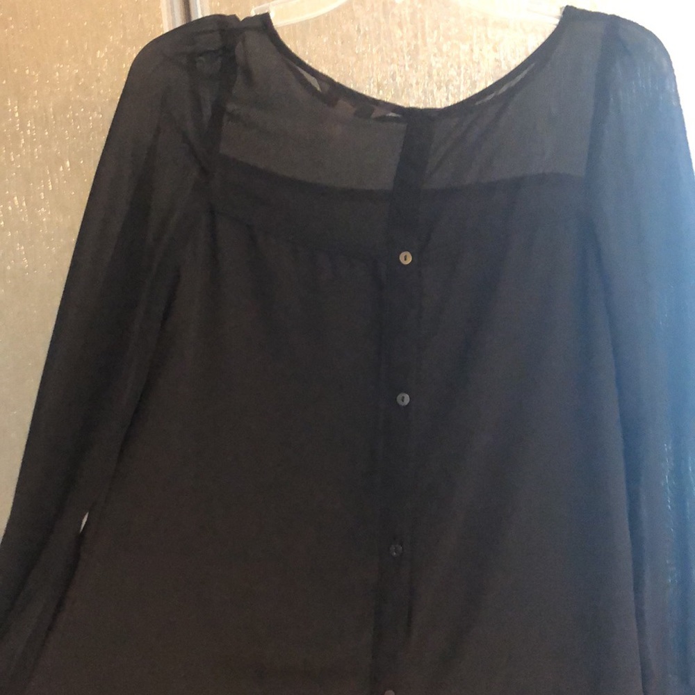 Button down back tunic blouse - Picture 2 of 2